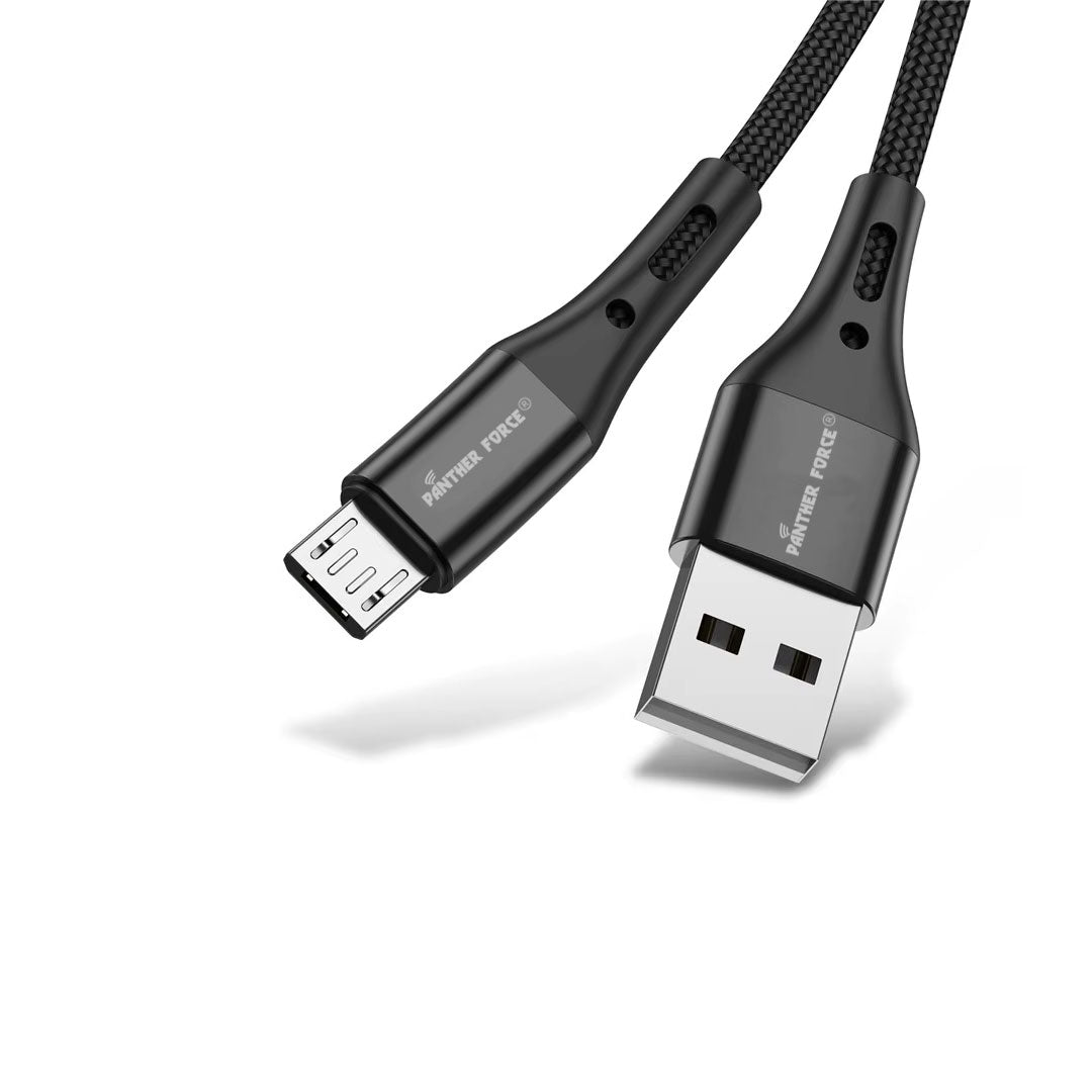 Panther Force 2M Cable for Micro USB - PF18 - Seamless Charging & Data Transfer for All Your Devices Panther Force 2M Cable for Micro USB - PF18 - Seamless Charging & Data Transfer for All Your Devices
